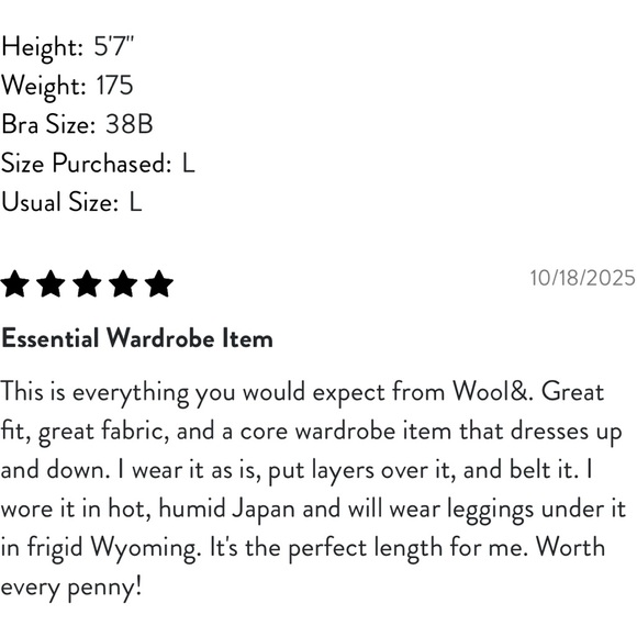 Wool& audrey tencel™ maxi dress - black heather (charcoal gray) - Picture 8 of 9